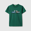 Boys Regular Fit Round Neck Graphic Print Tshirt