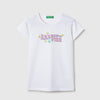 Girls Regular Fit Round Neck Printed T-Shirt