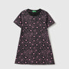 Girls Regular Fit Round Neck Floral Dress