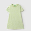 Girls Regular Fit Round Neck Floral Dress