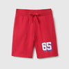 Boys Regular Fit Mid Rise Solid Shorts