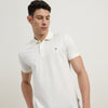 Regular Fit Polo Neck Solid T-Shirt