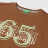 Boxy Fit Round Neck Printed T-Shirt