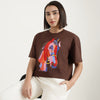 Round Neck Embroidered T-Shirt