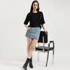 Women Round Neck Solid T-Shirt