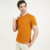 Regular Fit Round Neck Solid T-Shirt