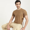 Regular Fit Round Neck Solid T-Shirt
