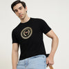Regular Fit Round Neck Graphic Print Tshirt