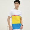 Regular Fit Round Neck Colorblock T-Shirt