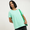 Round Neck Solid Basic T-Shirt