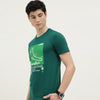 Regular Fit Round Neck Printed T-Shirt