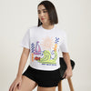 Round Neck Embroidered T-Shirt