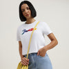 Round Neck Self Design T-Shirt