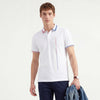 Regular Fit Polo Neck Solid T-Shirt