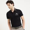 Regular Fit Polo Neck Solid T-Shirt