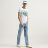 Regular Fit Round Neck Typography Printed T-Shirt