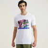 Relaxed Fit Round Neck Graphic T-Shirt