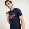 Regular Fit Round Neck Graphic Print Tshirt