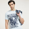 Relaxed Fit Round Neck Graphic Print Tshirt