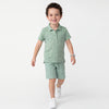 Boys Regular Fit Polo Neck Printed T-Shirt