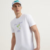 Relaxed Fit Round Neck Typography Printed T-Shirt