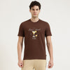 Relaxed Fit Crew Neck Graphic Print T-Shirt