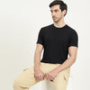 Regular Fit Round Neck Solid T-Shirt