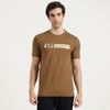 Regular Fit Round Neck Printed T-Shirt