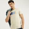 Men Regular Fit Round Neck Graphic Print T-Shirt