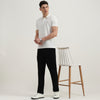 Regular Fit Mid Rise Solid Trackpants