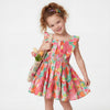 Girls Regular Fit Round Neck Floral Dress