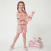 Girls Regular Fit Floral Mid Rise Shorts