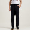 Solid Relaxed Fit Trousers