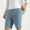 Men Comfort Fit Solid Mid Rise Shorts