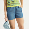 Women Solid Skinny Fit High Waist Shorts