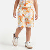 Boys Regular Fit Mid Rise Printed Shorts