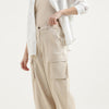 Solid Straight Fit Cargo Pant