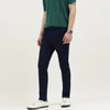 Low Crotch Mid Rise Solid Jeans