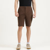 Regular Fit Solid Shorts