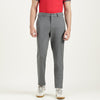 Relaxed Fit Mid Rise Solid Trousers