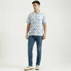 Men Slim Tapered Fit Solid Mid Rise Jeans