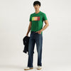Men Solid Bootcut Fit Mid Wash Jeans
