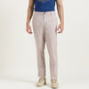 Solid Relaxed Fit Trousers