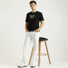 Men Bootcut Fit Solid Mid Rise Jeans