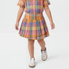 Girls Checked Regular Fit Skirt