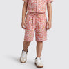 Boys Floral Print Regular Fit Shorts