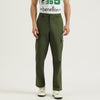 Men Solid Straight Fit Slub Texture Cargo Pants