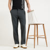 Straight Fit Solid Trousers