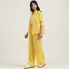 Straight Fit High Rise Solid Trousers