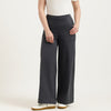 Regular Fit High Rise Solid Trousers